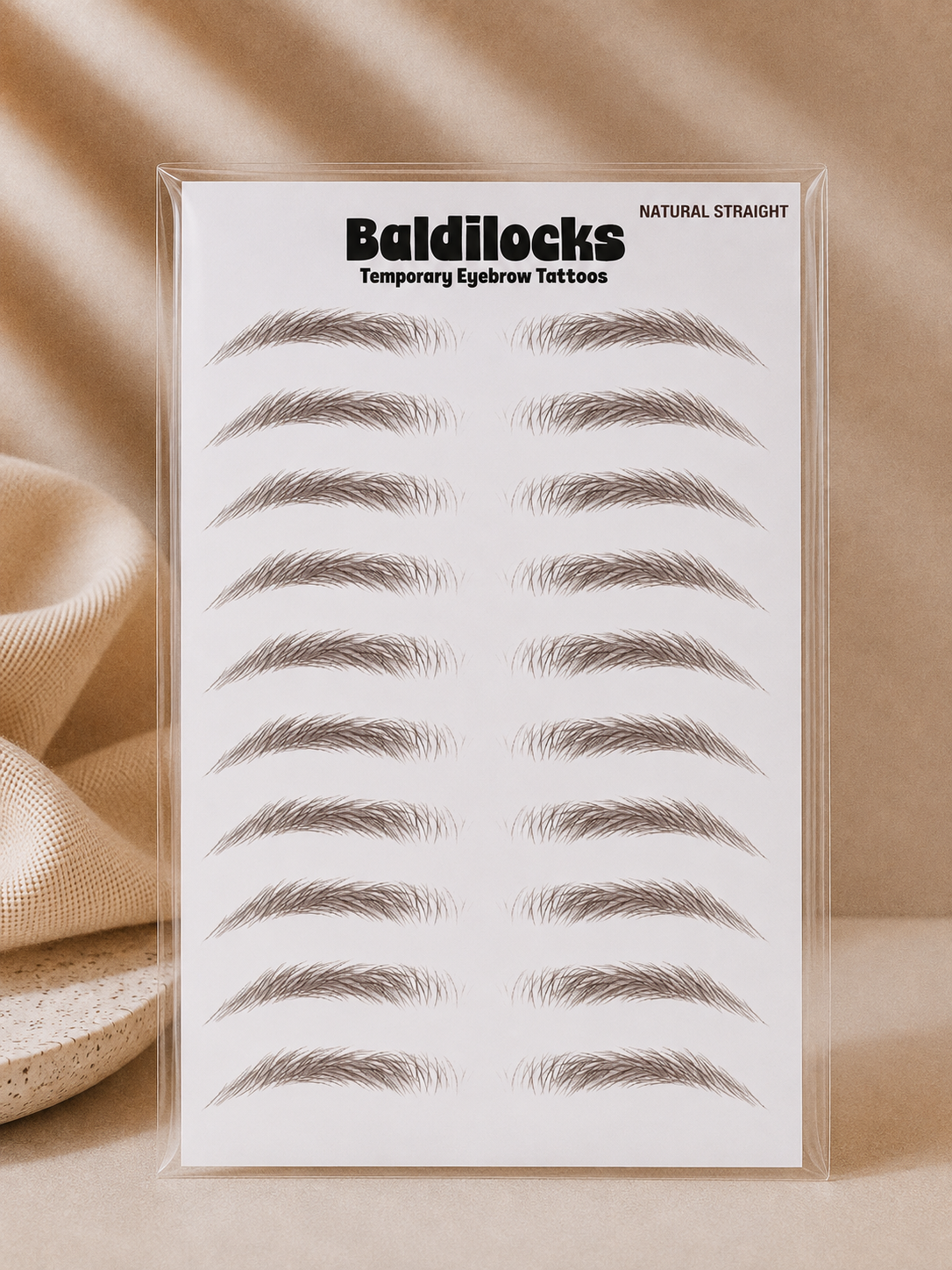Baldilocks Brows: Natural Straight