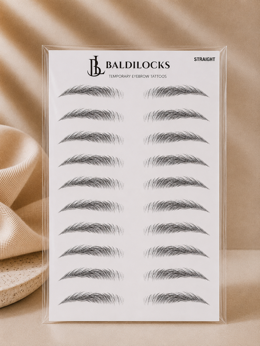 Baldilocks Brows: Straight