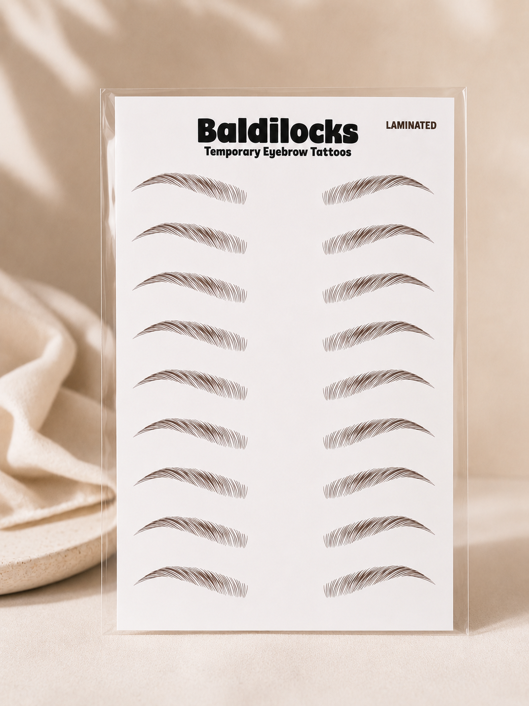 Baldilocks Brows: Laminated