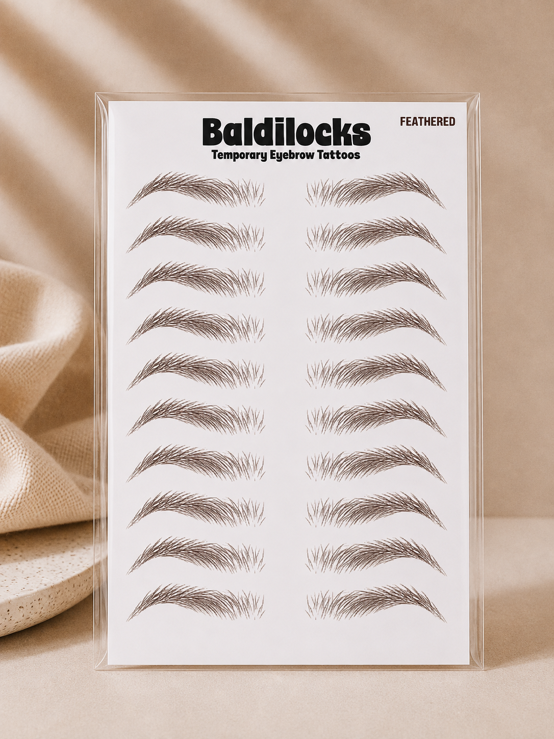 Baldilocks Brows: Feathered
