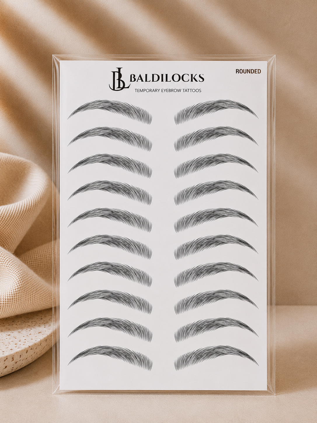 Baldilocks Brows: Rounded