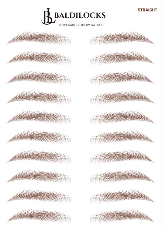 Baldilocks Brows: Straight