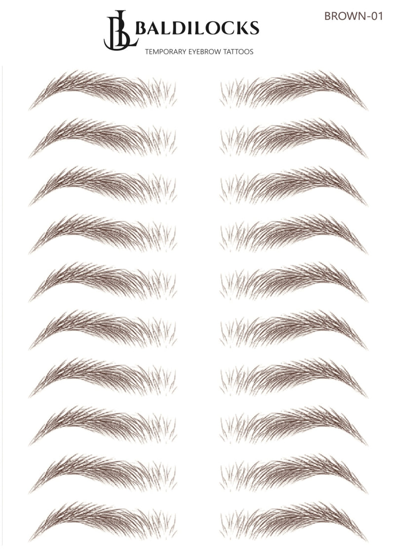 Baldilocks Brows: Feathered